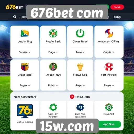 Funcionalidades do site 676bet com para apostadores