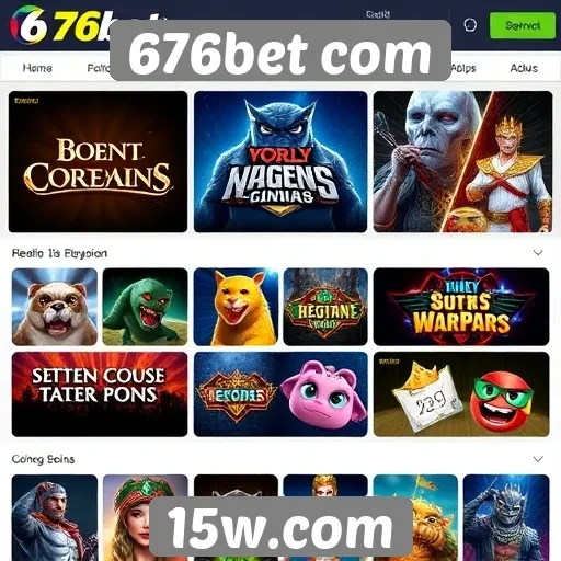 Variedade de jogos oferecidos no 676bet com